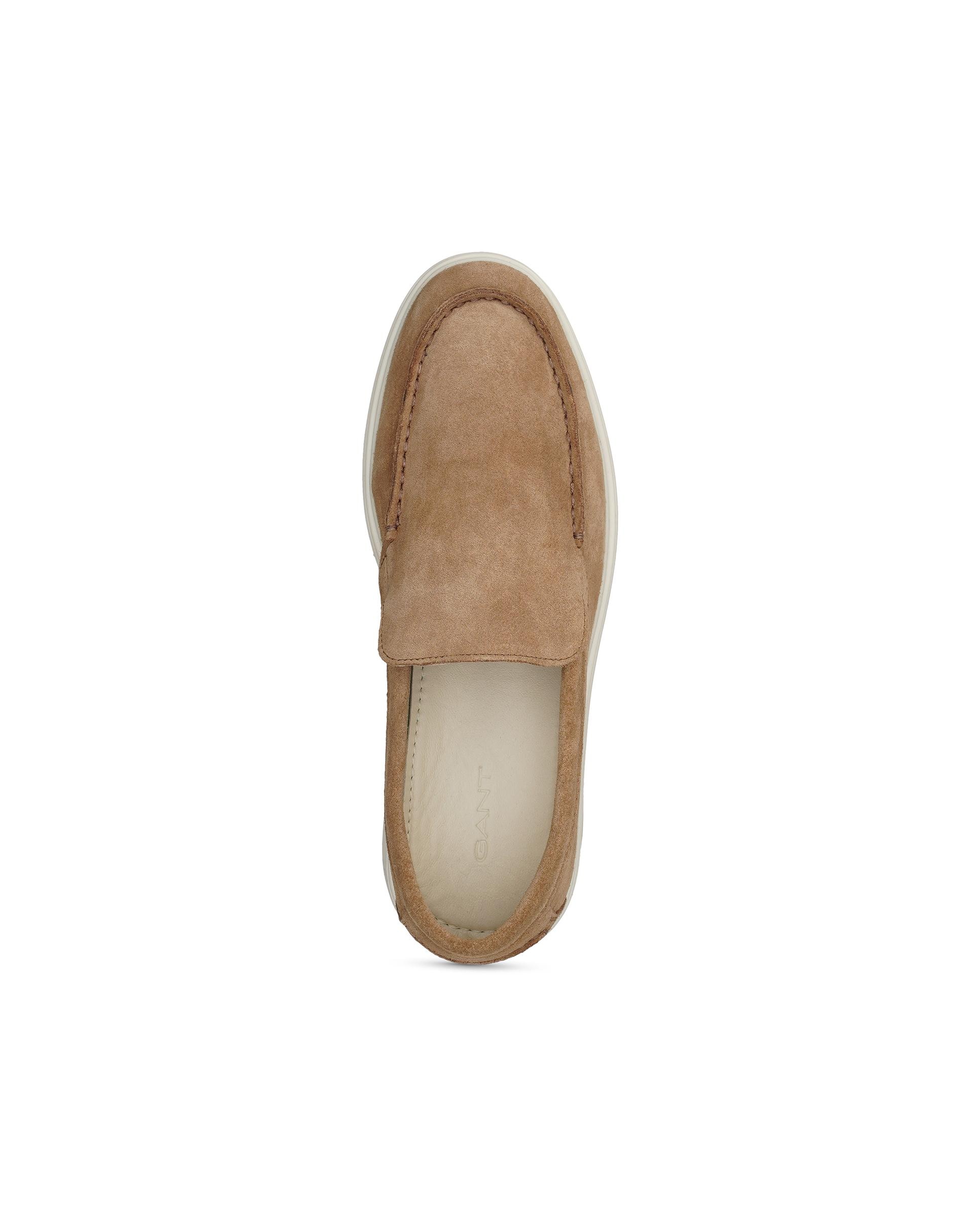 Mocasines de hombre de piel con elástico - Gant - Marrón Marrón-4