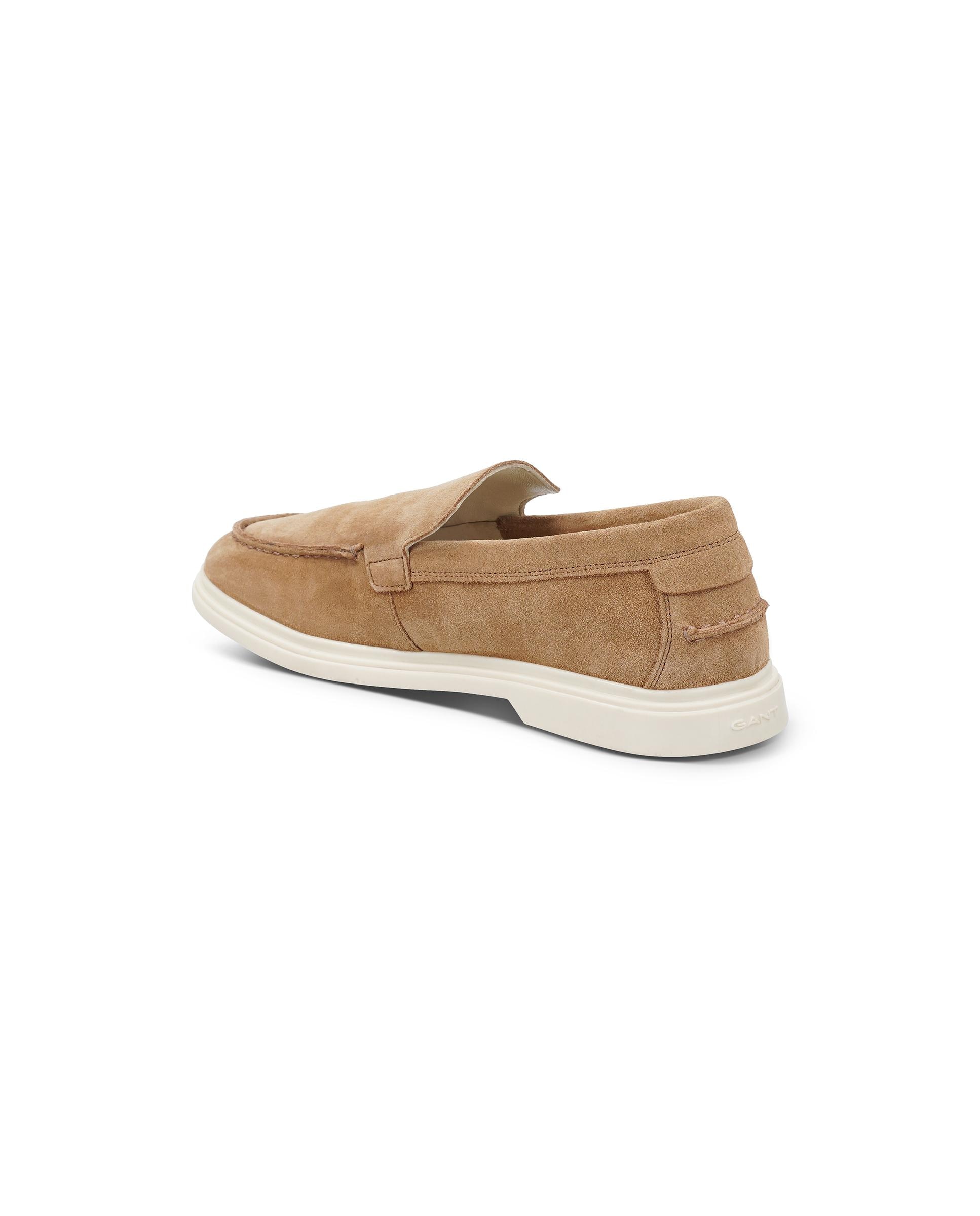 Mocasines de hombre de piel con elástico - Gant - Marrón Marrón-5