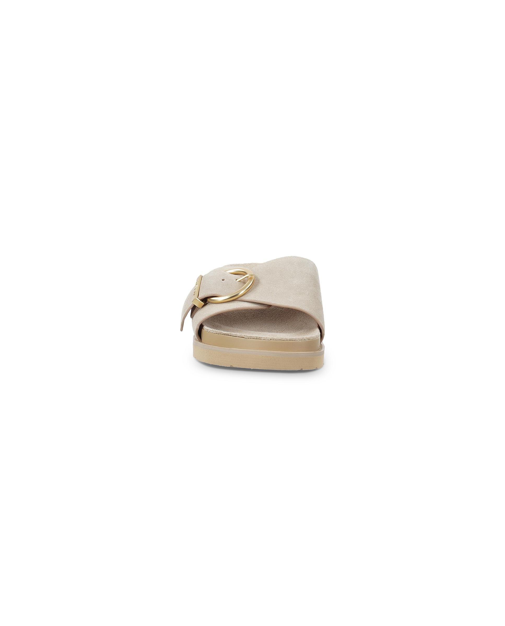 Sandalias de pala de mujer de piel con hebilla - Gant - Beige Beige-2