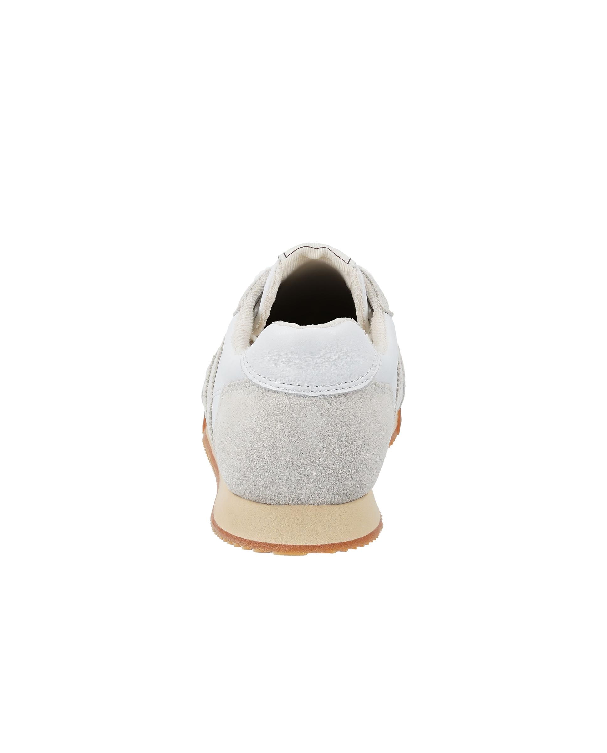 Zapatillas retro de mujer en piel con logo gant - Blanco Blanco-4