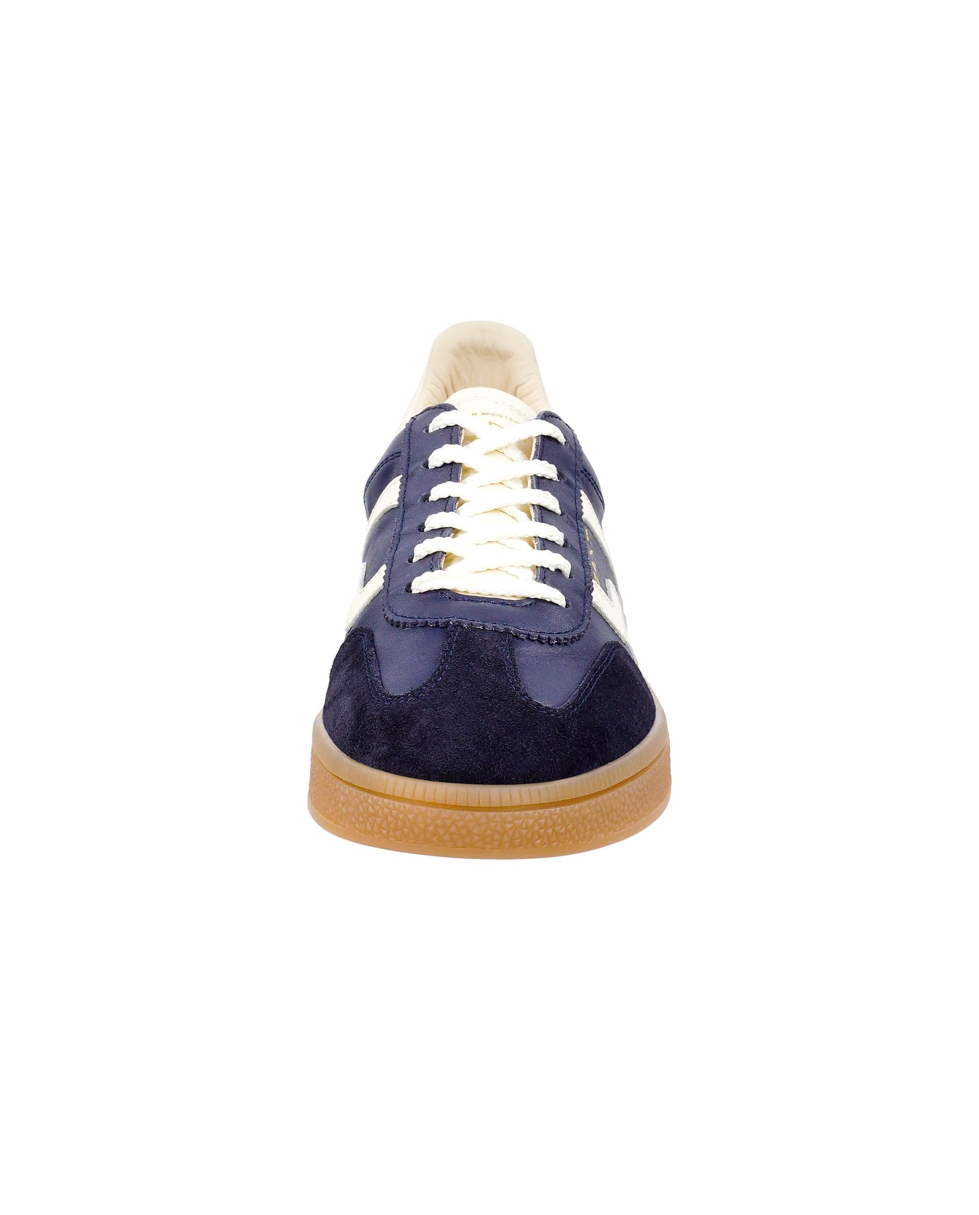 Zapatillas retro de mujer con ajuste de cordones y detalle lateral en contraste - Gant - Azul marino Azul marino-2