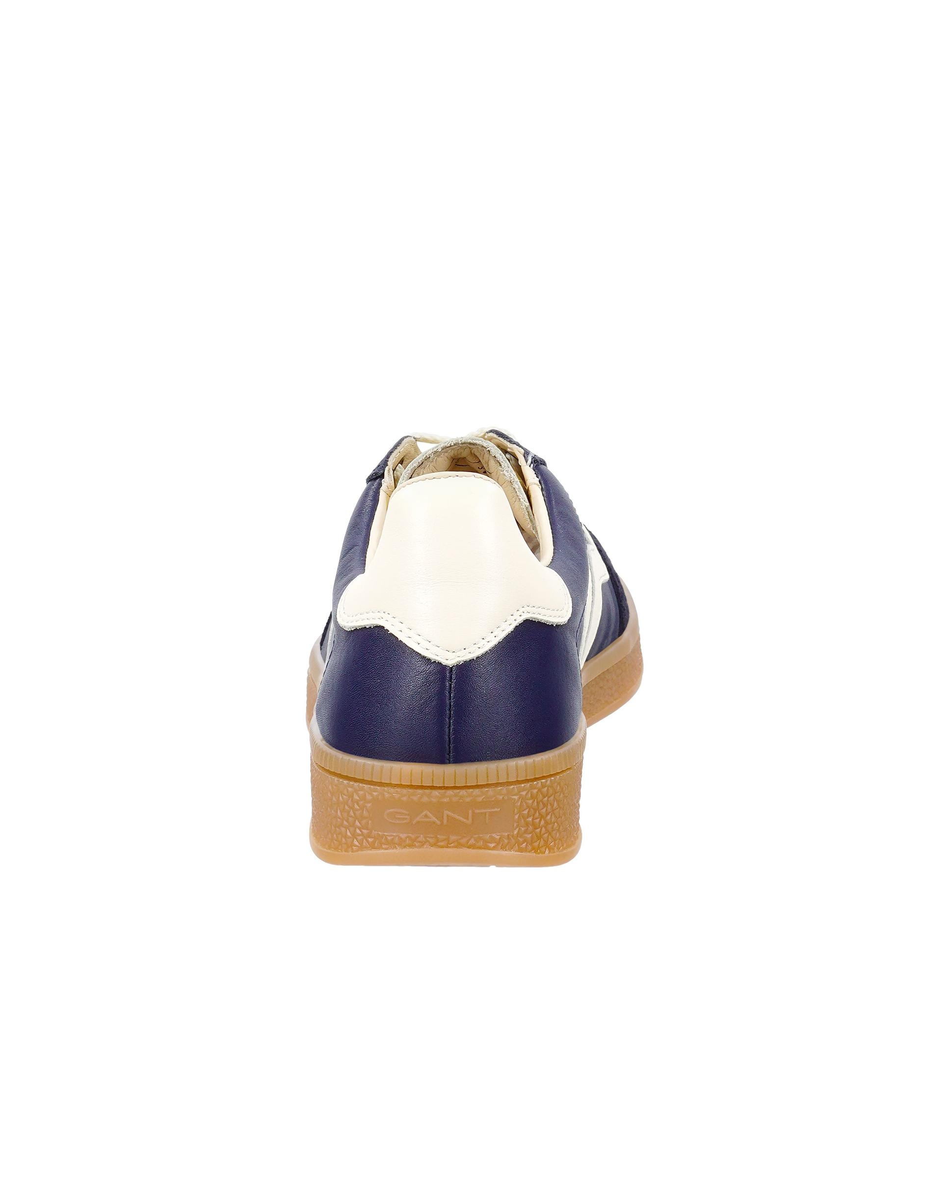 Zapatillas retro de mujer con ajuste de cordones y detalle lateral en contraste - Gant - Azul marino Azul marino-4
