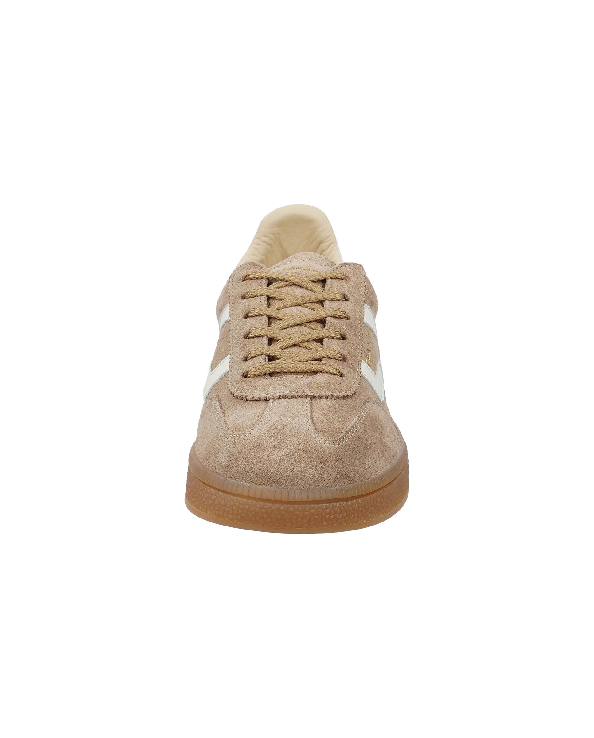 Zapatillas retro de mujer con ajuste de cordones y detalle lateral en contraste - Gant - Crema Crema-2