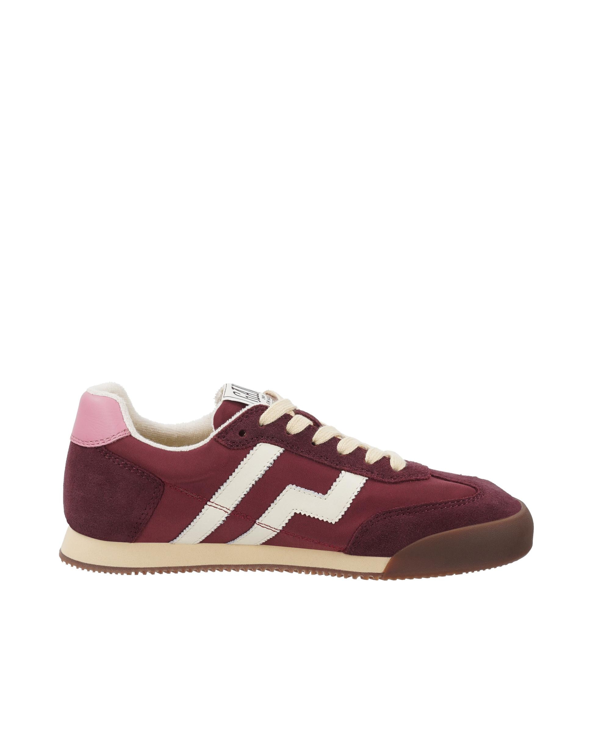 Zapatillas retro de mujer en piel con logo gant - Burdeos Burdeos-1