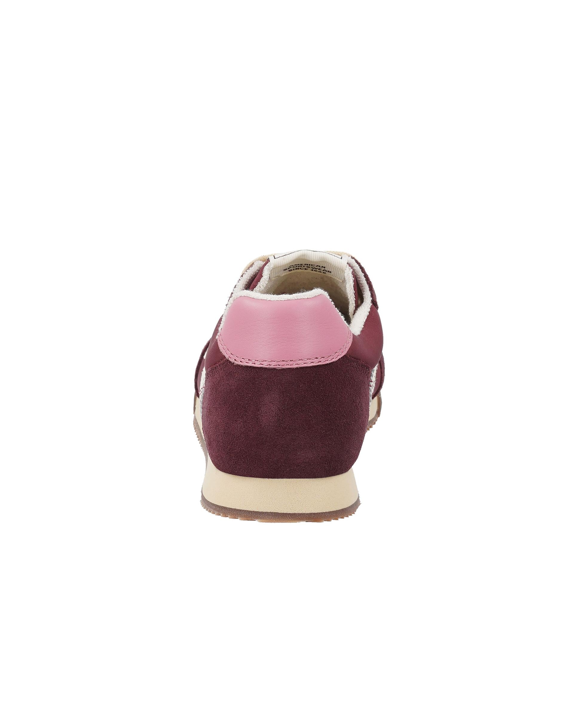 Zapatillas retro de mujer en piel con logo gant - Burdeos Burdeos-4