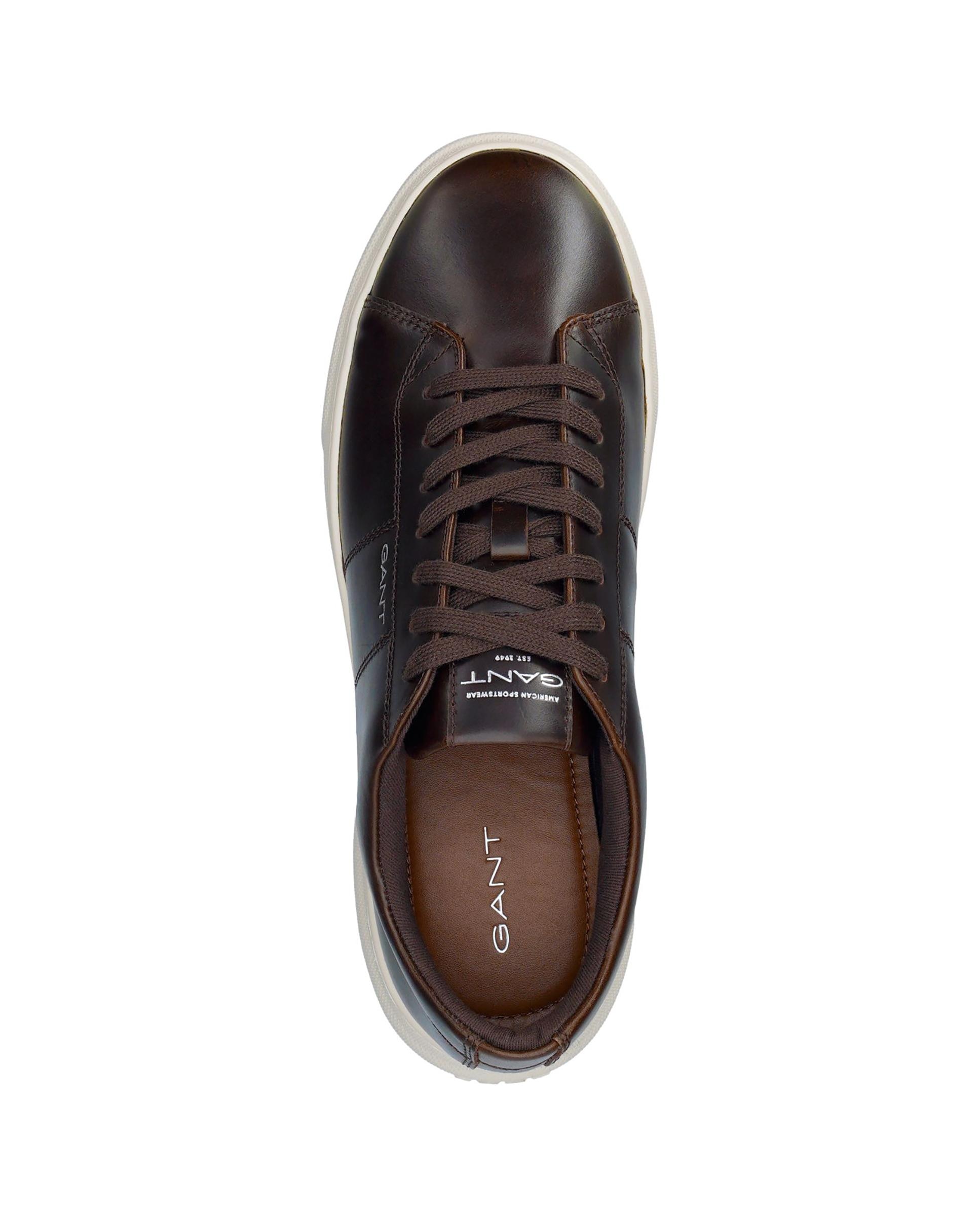 Zapatillas deportivas de hombre casual en cuero - Gant - Marrón Marrón-3