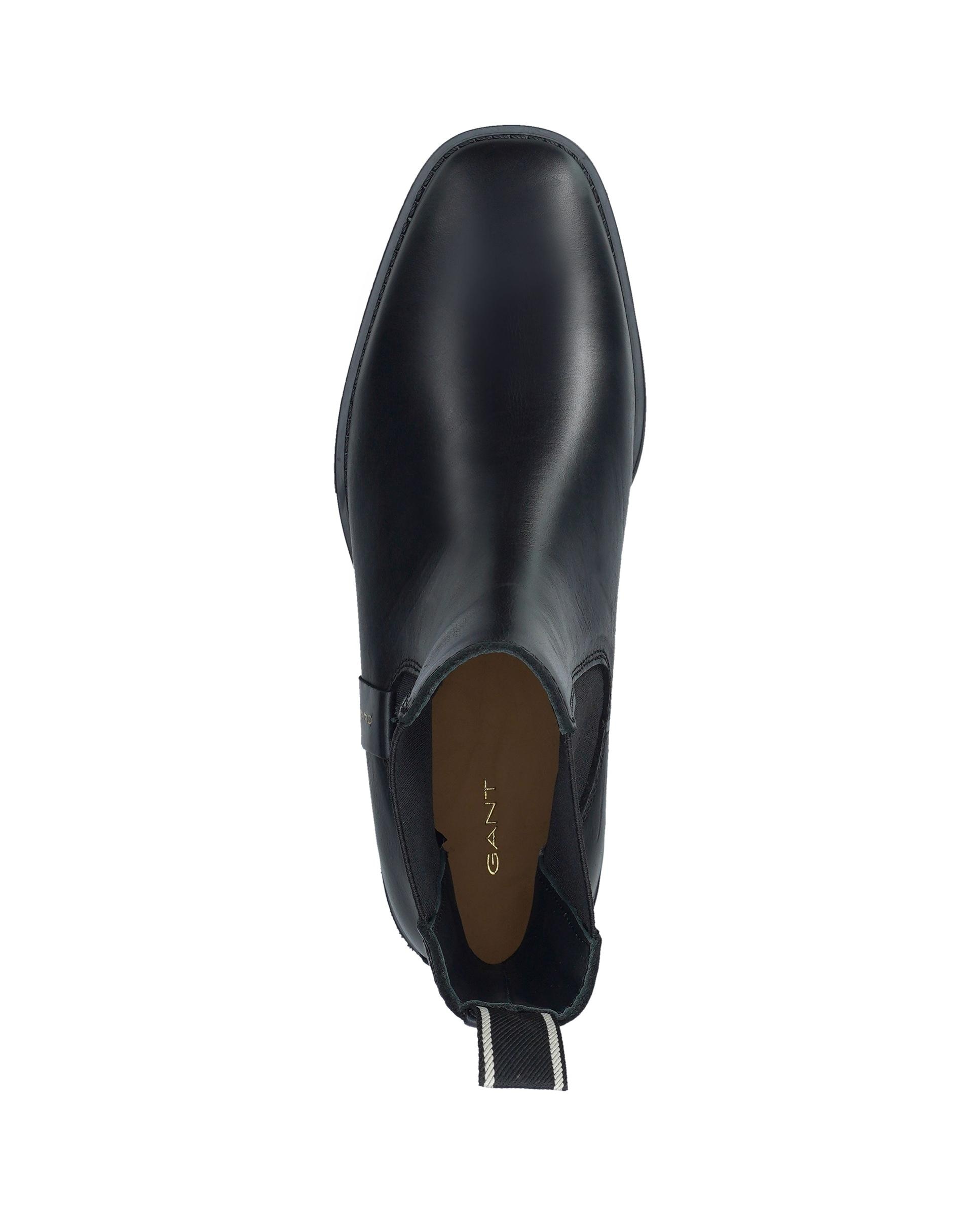 Botines de mujer de caña estrecha y elásticos laterales - Gant - Negro Negro-5