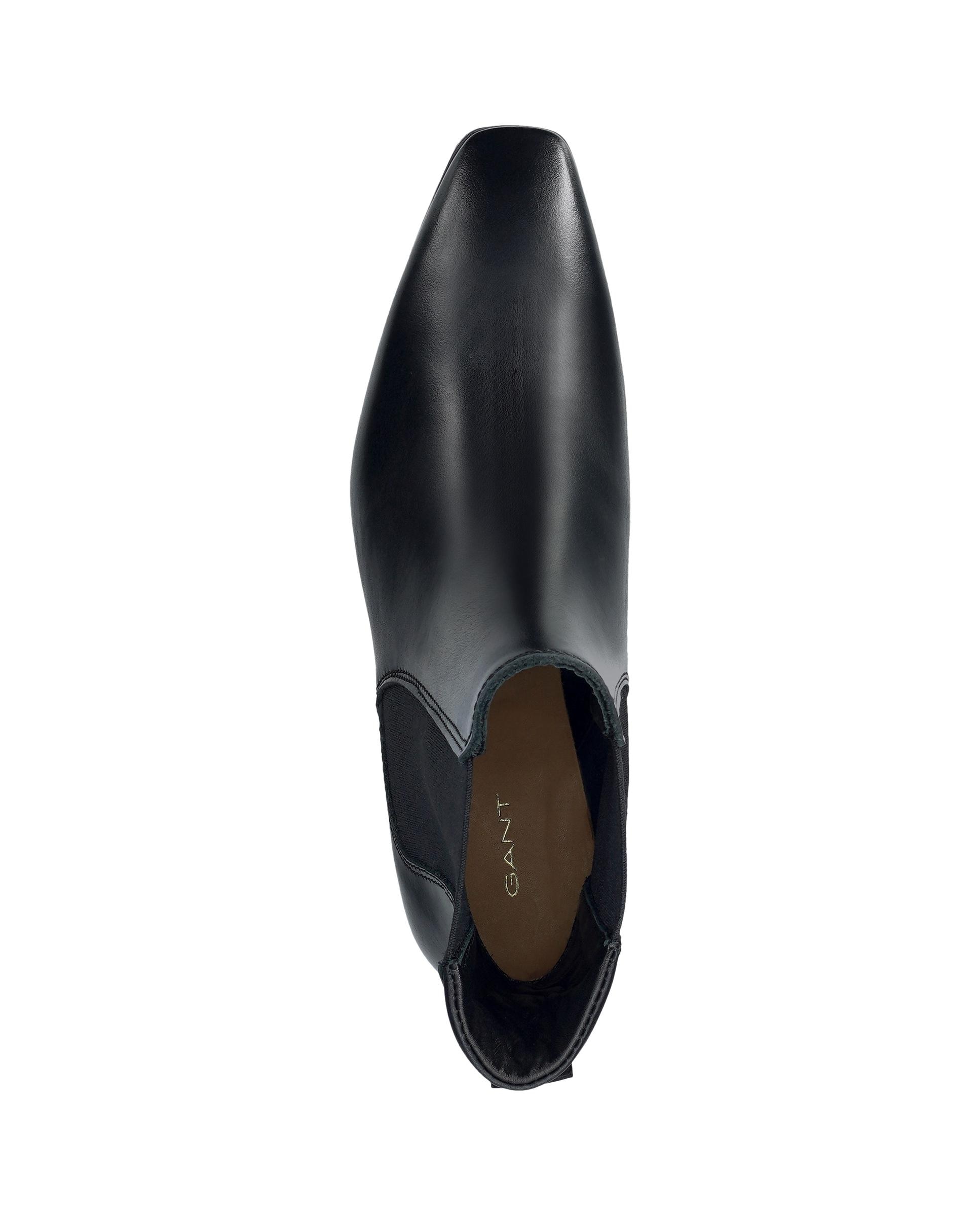 Botines chelsea de mujer con elásticos laterales y tacón en bloque - Gant - Negro Negro-5