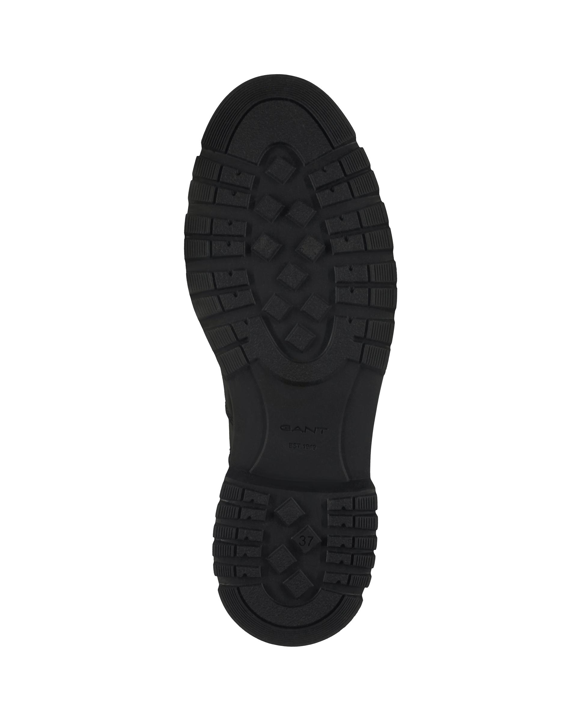 Botines chelsea de mujer con elástico lateral y caña estrecha - Gant - Negro Negro-6
