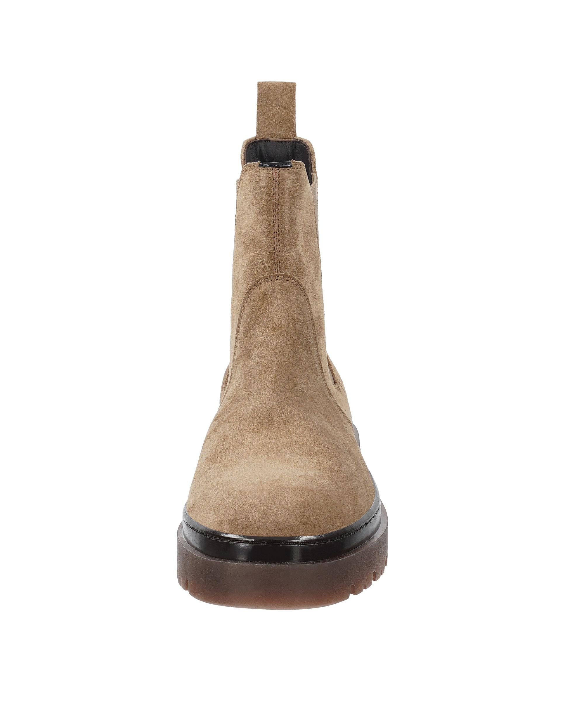 Botines chelsea de mujer con elástico lateral y caña estrecha - Gant - Beige Beige-2