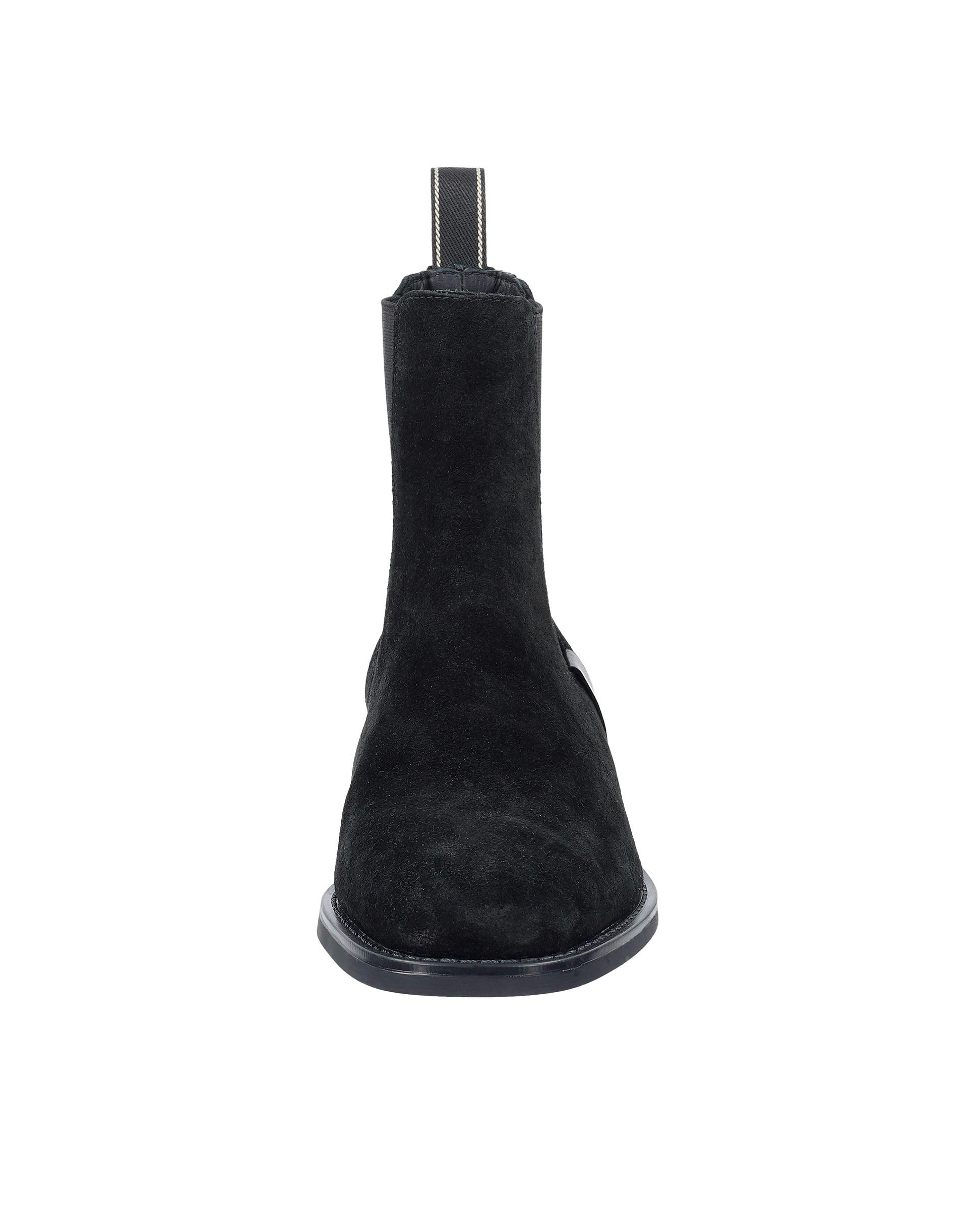 Botines de mujer de caña estrecha y elásticos laterales - Gant - Negro Negro-3