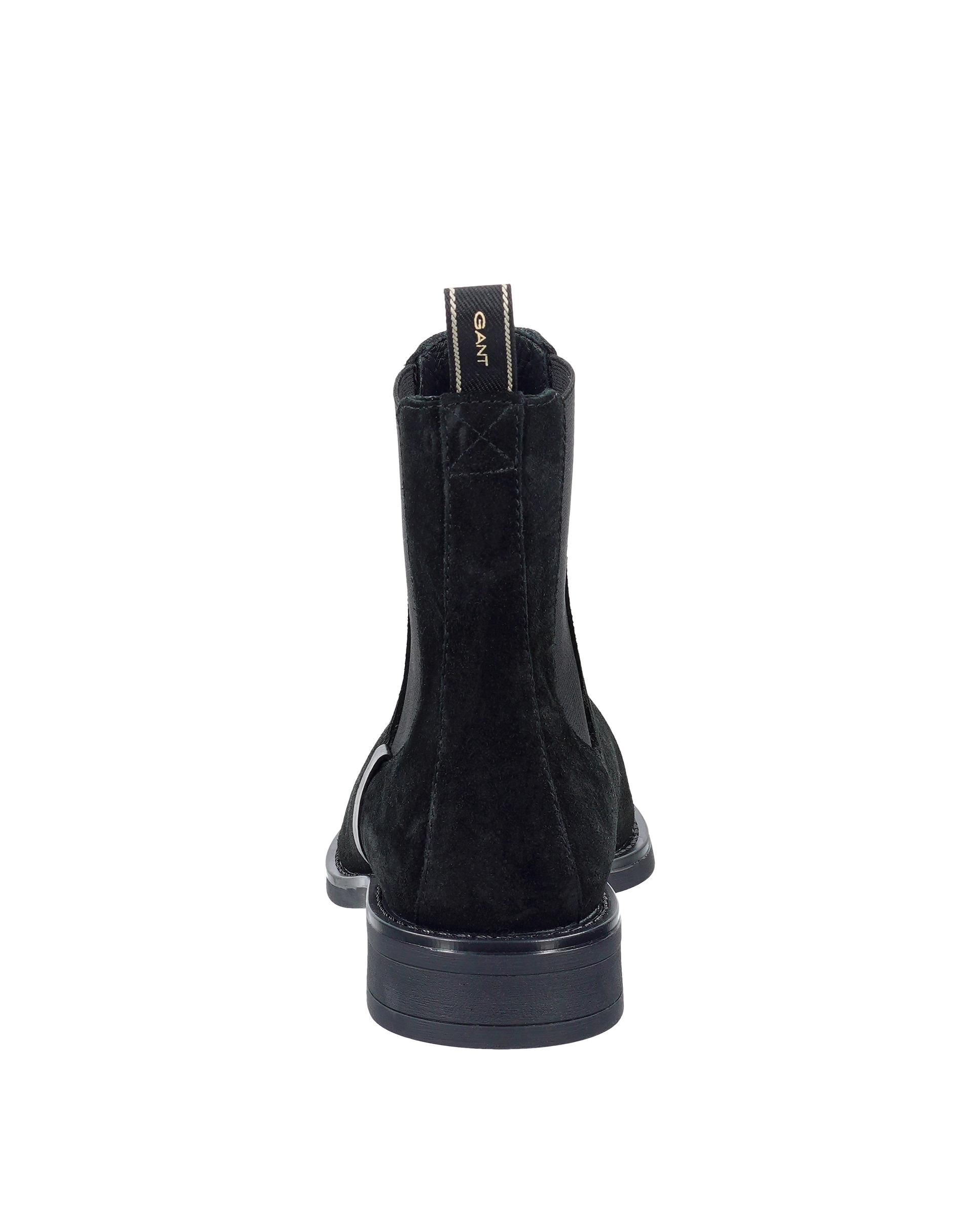 Botines de mujer de caña estrecha y elásticos laterales - Gant - Negro Negro-5