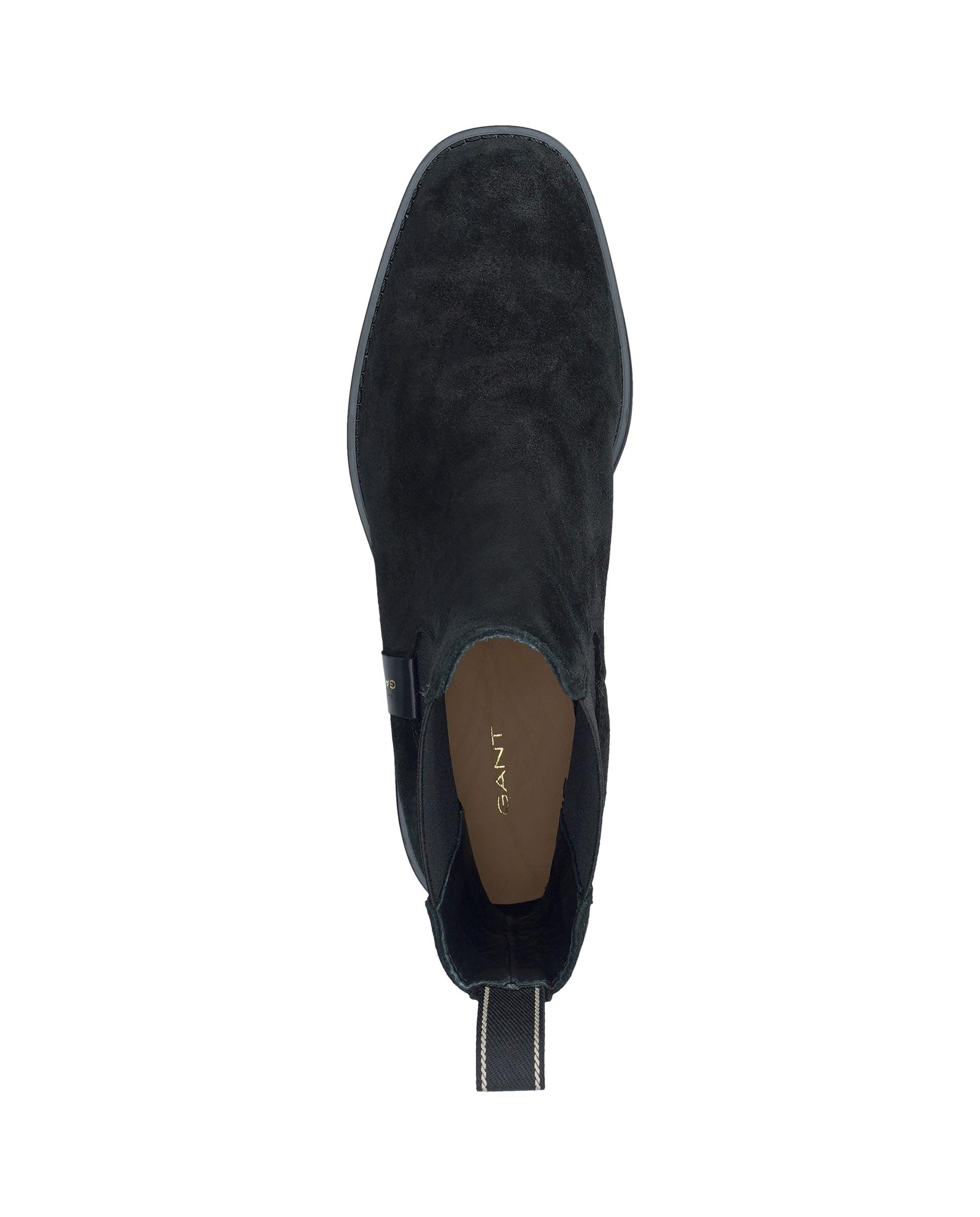 Botines de mujer de caña estrecha y elásticos laterales - Gant - Negro Negro-6
