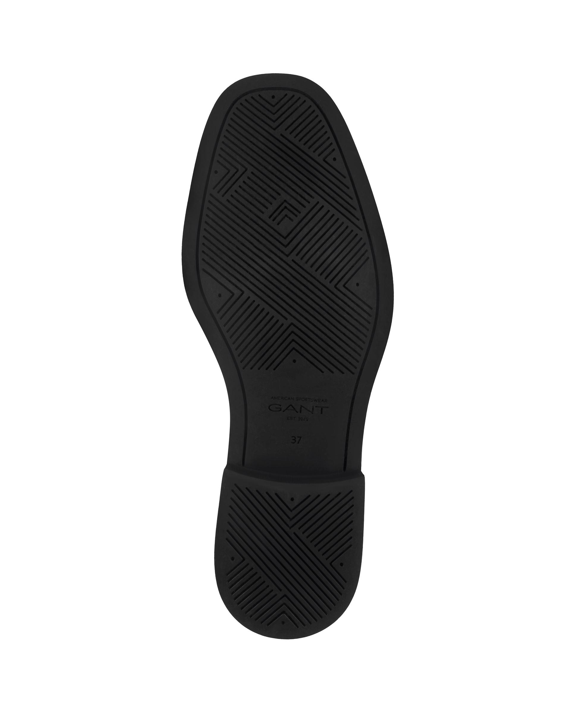 Botines de mujer de caña estrecha y elásticos laterales - Gant - Negro Negro-2