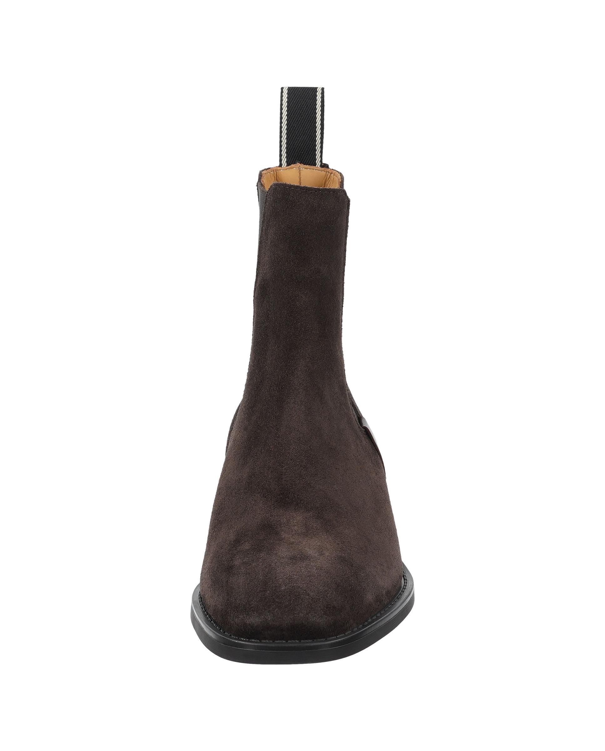 Botines de mujer de caña estrecha y elásticos laterales - Gant - Marrón oscuro Marrón oscuro-2