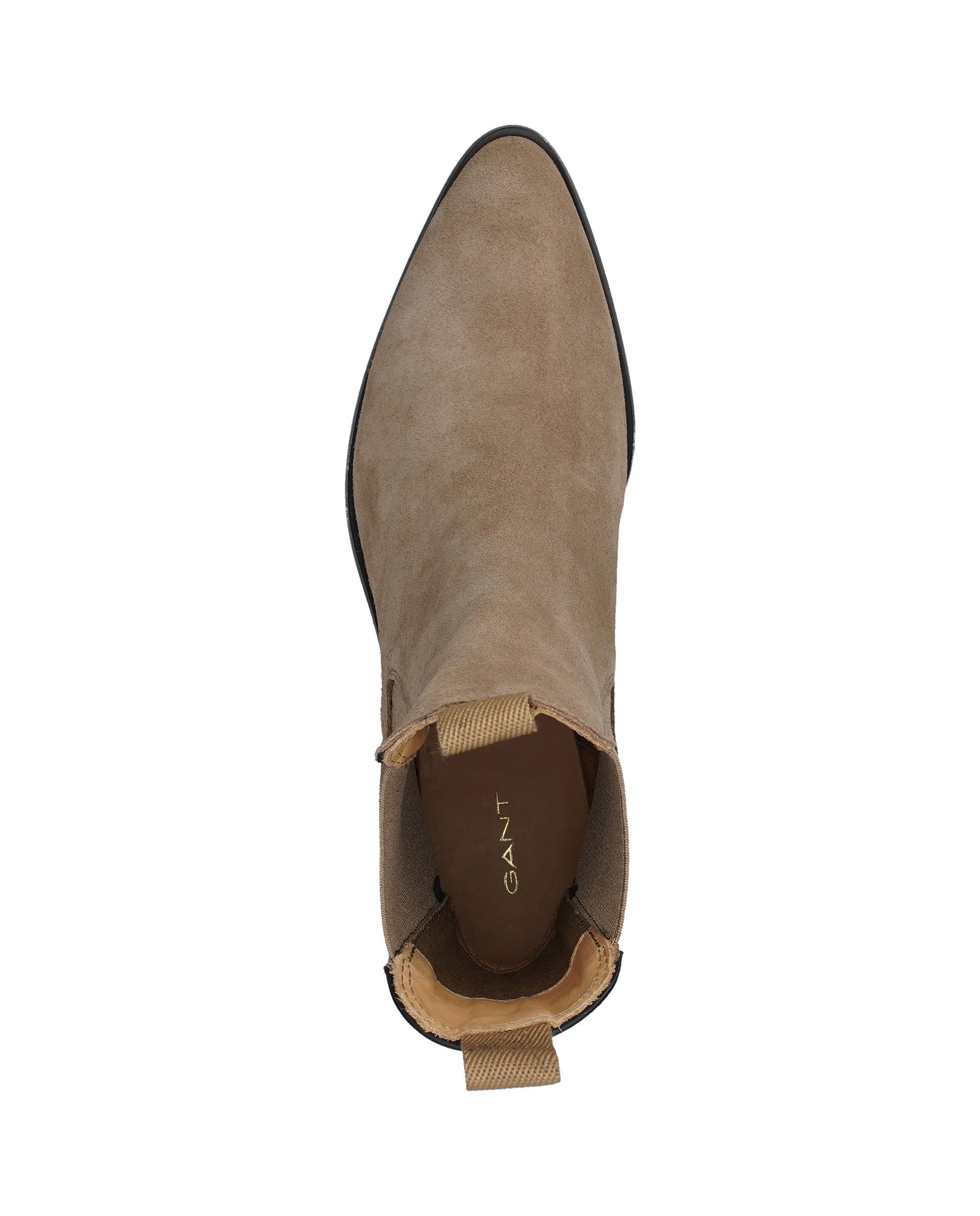 Botines de mujer de punta afilada con tacón de bloque - Gant - Beige Beige-5
