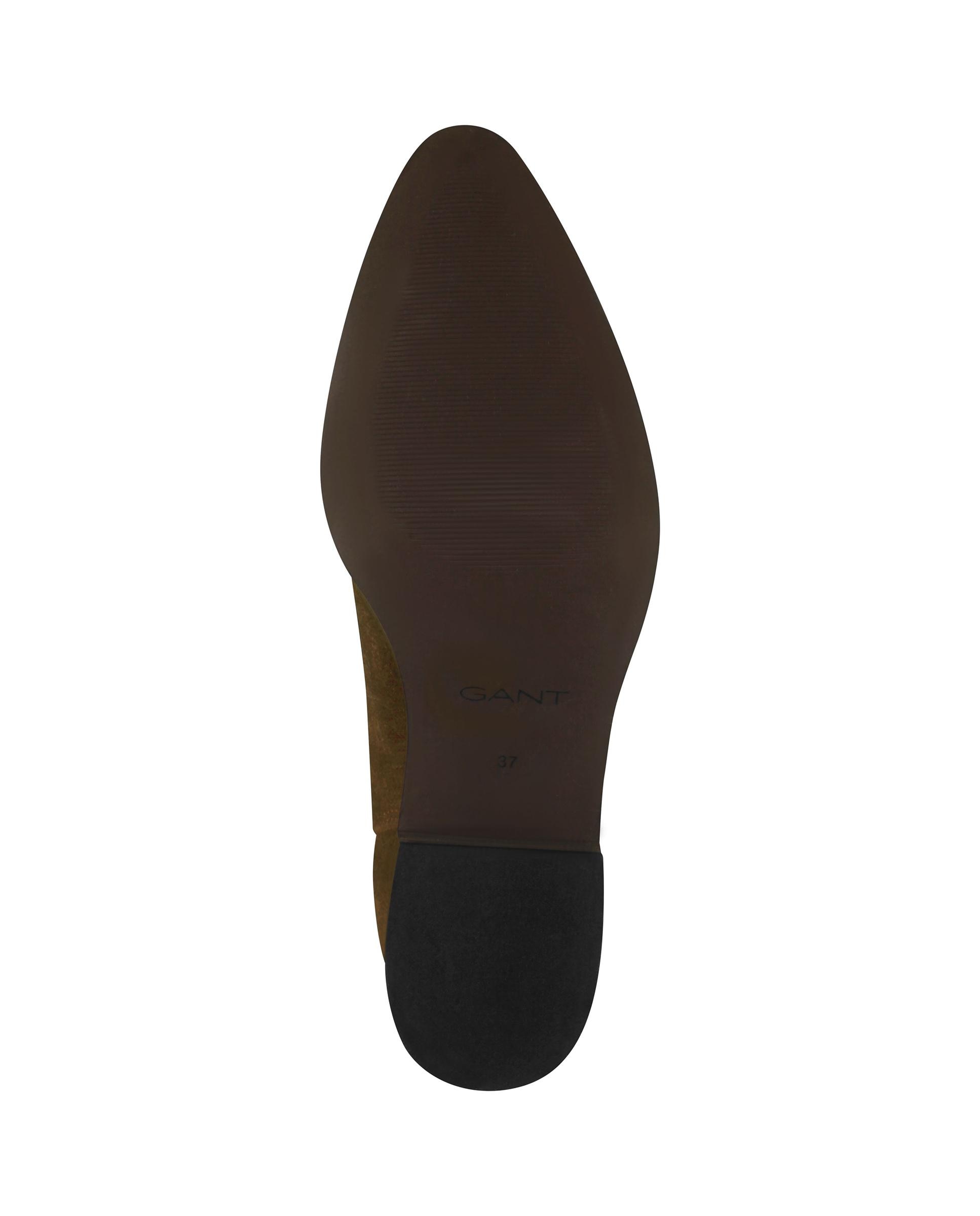 Botines de mujer de punta afilada con tacón de bloque - Gant - Beige Beige-6