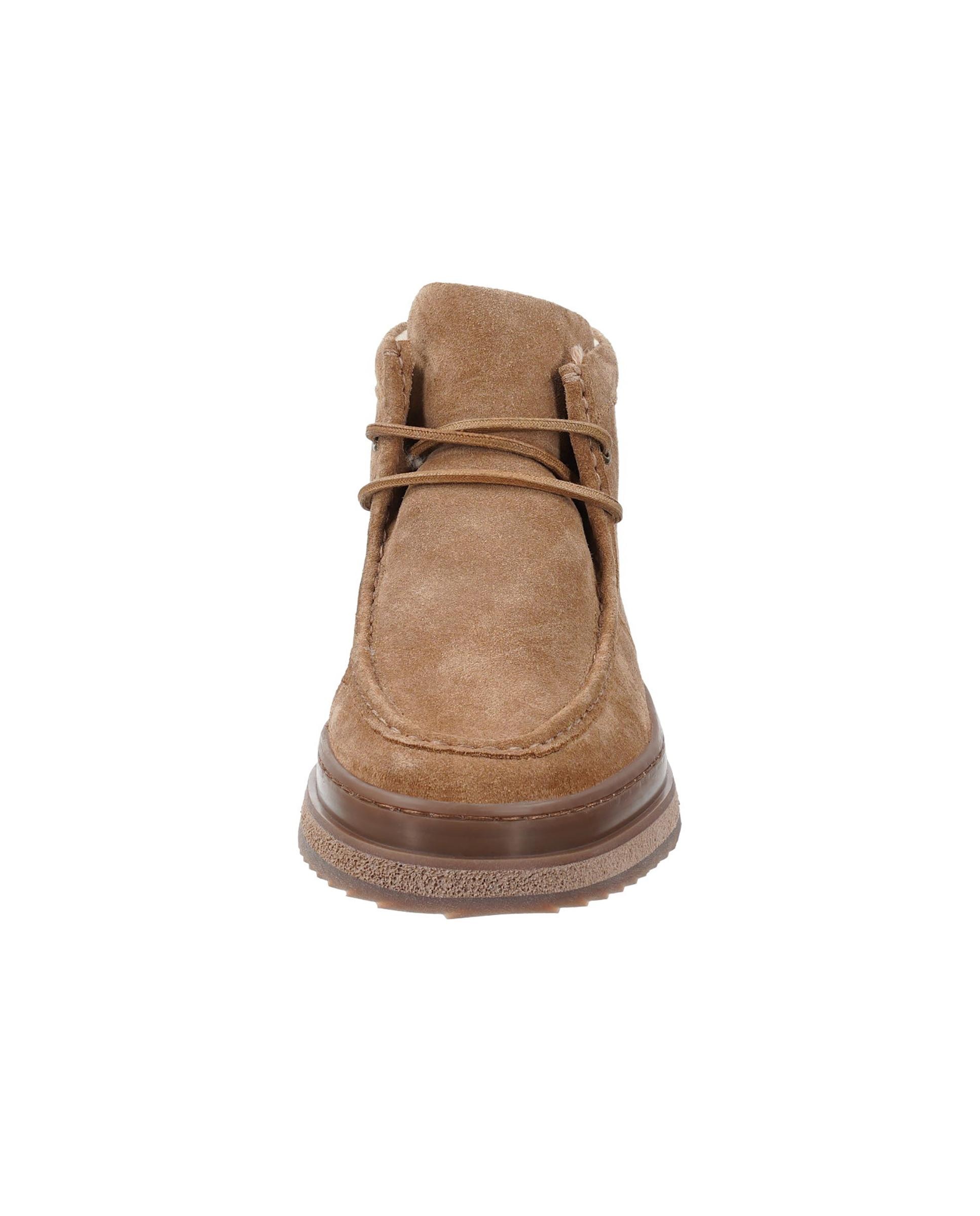 Imagen 4 de Botines de cordones de hombre estilo mocasín con tirador en talón - Gant - Marrón Marrón