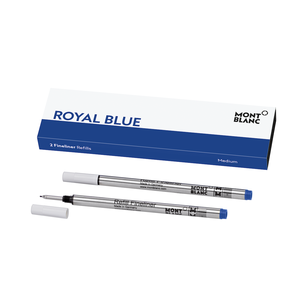 Recambio Fineliner Montblanc azul punto medio Azul-3