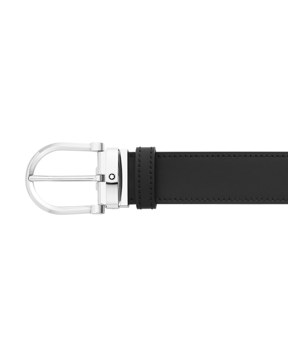 Imagen 4 de Cinturón de hombre de piel color - Montblanc - Negro Negro
