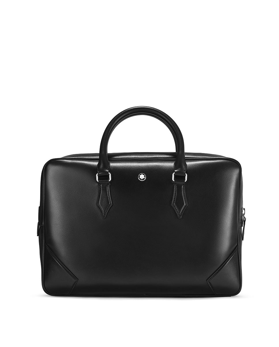 Portadocumentos unisex Meisterstück de piel en - Montblanc - Negro Negro-1