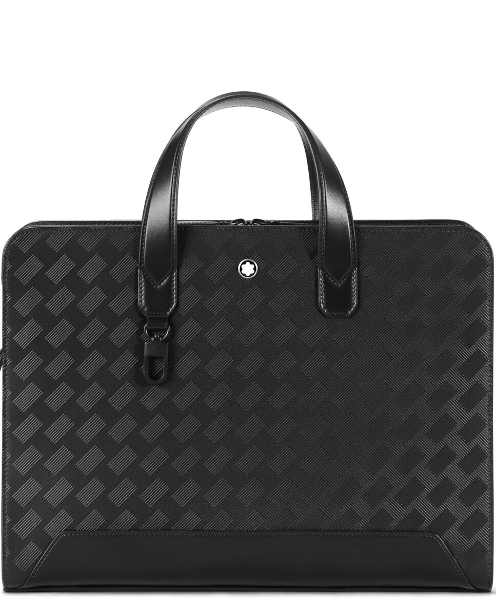 Imagen 2 de Portadocumentos unisex de piel color - Montblanc - Negro Negro