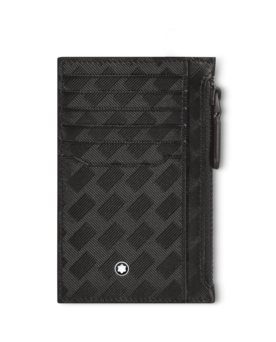 Tarjetero unisex de piel color - Montblanc - Negro Negro-1