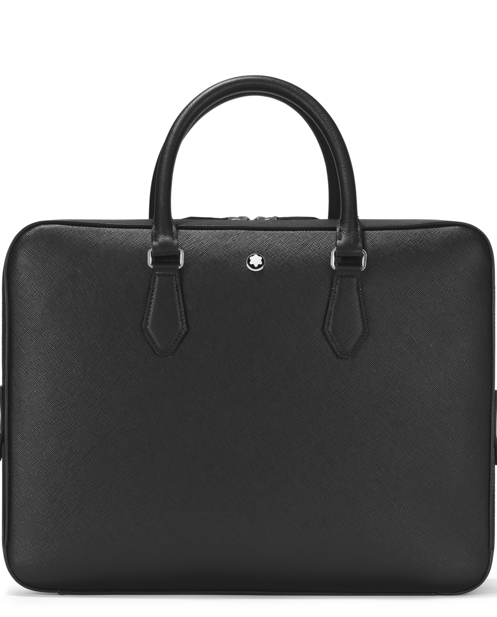 Portadocumentos unisex de piel color - Montblanc - Negro Negro-2