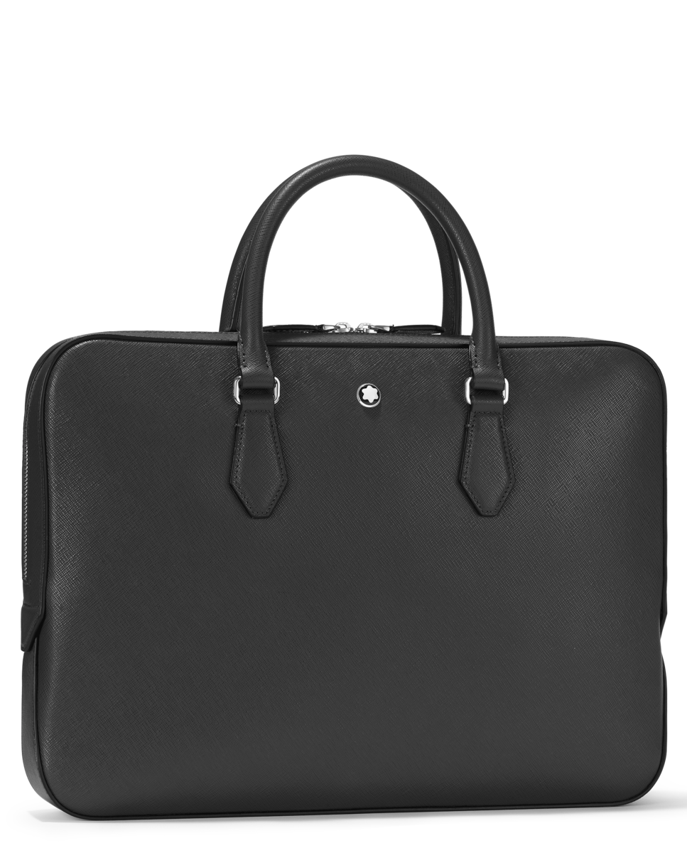 Portadocumentos unisex de piel color - Montblanc - Negro Negro-1