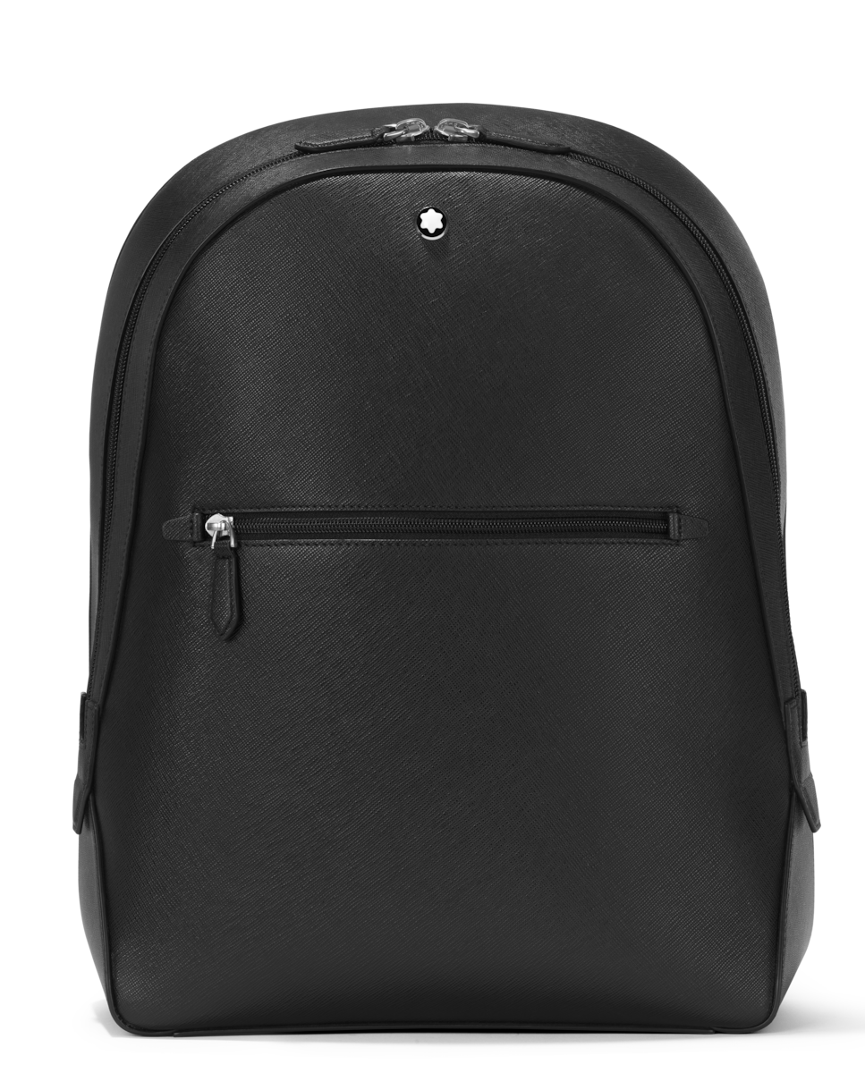 Mochila unisex de piel color - Montblanc - Negro Negro-2