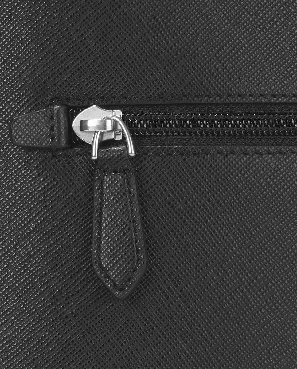 Mochila unisex de piel color - Montblanc - Negro Negro-3