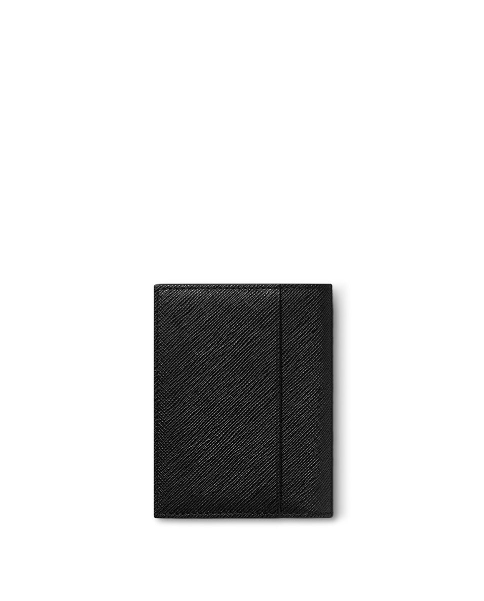 Tarjetero unisex de piel color - Montblanc - Negro Negro-2
