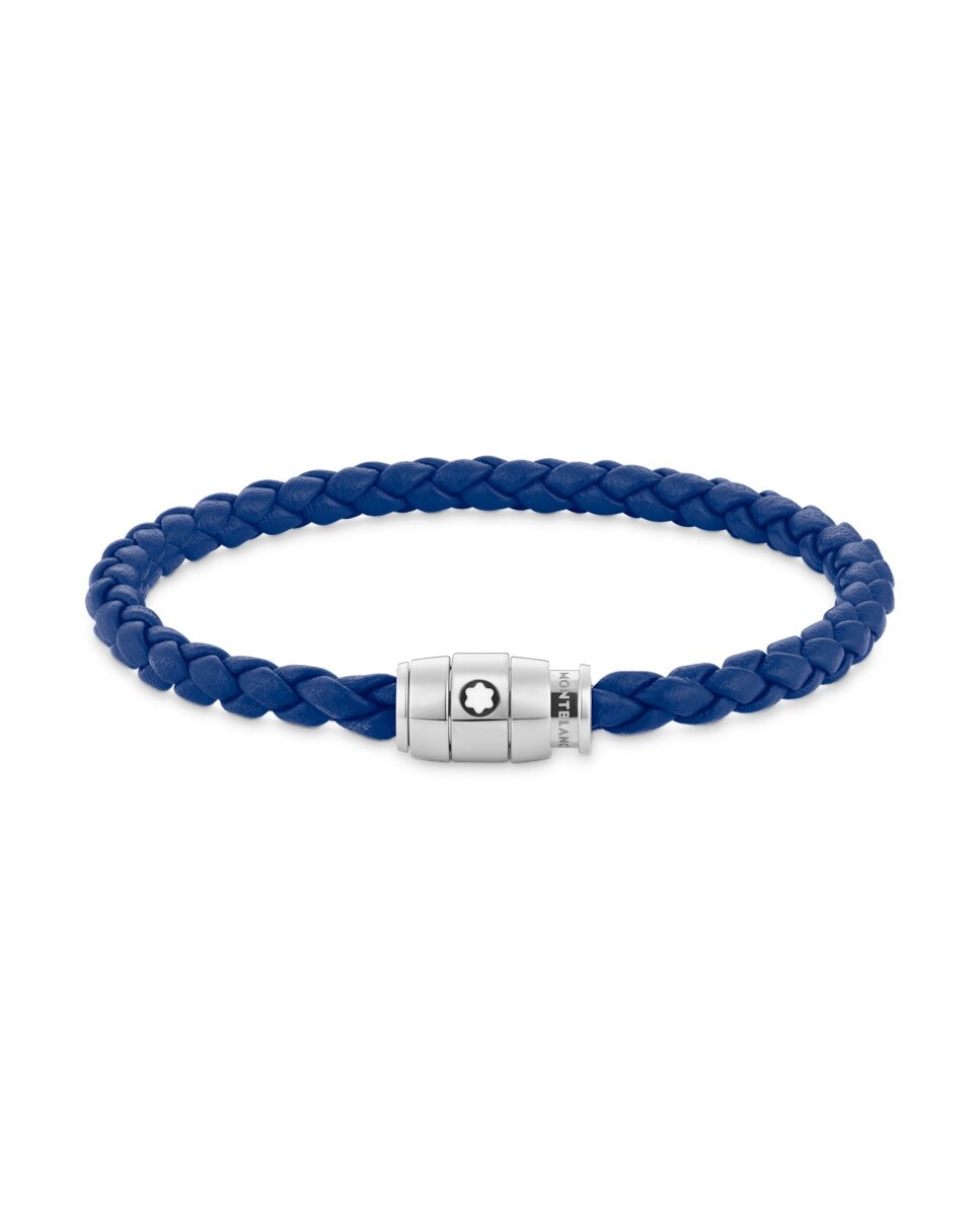 Imagen 0 de Pulsera de hombre de piel azul Azul
