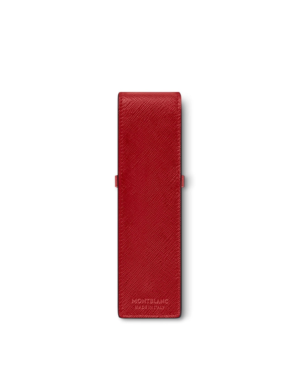 Imagen 2 de Funda de escritura Montblanc Sartorial estuche para 2 artículos de escritura Rojo