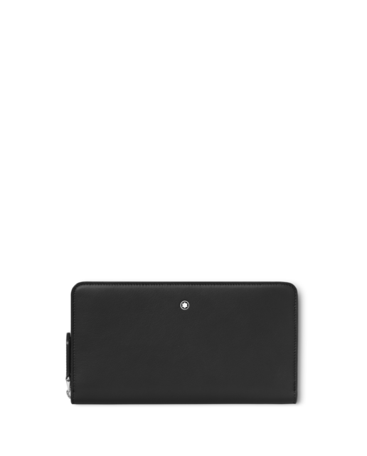 Imagen 0 de Cartera unisex de piel color negro