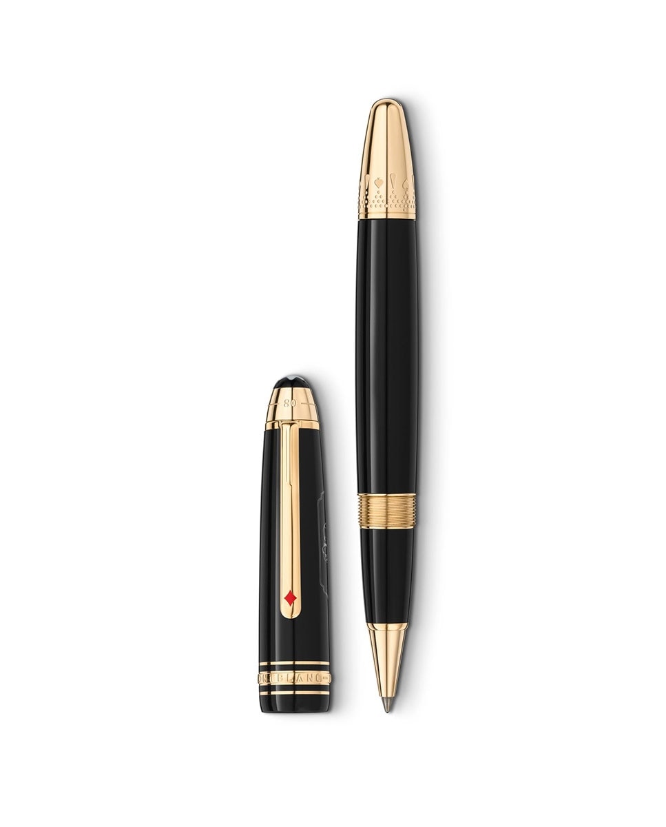 Rollerball Legrand Montblanc Meisterstück Around the World Y2 resina negra.
