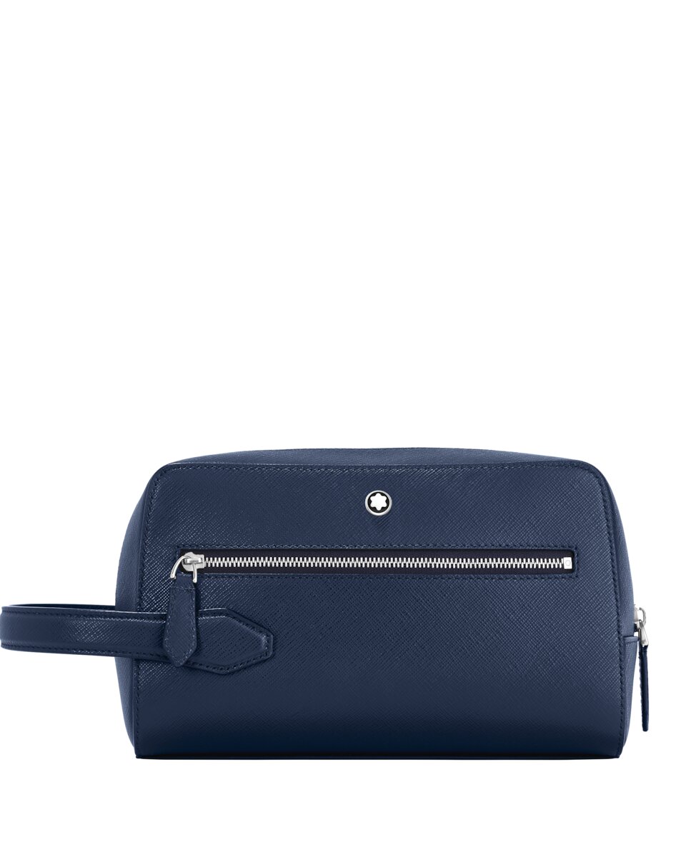 Imagen 1 de Neceser unisex de piel - Montblanc - Azul oscuro Azul oscuro