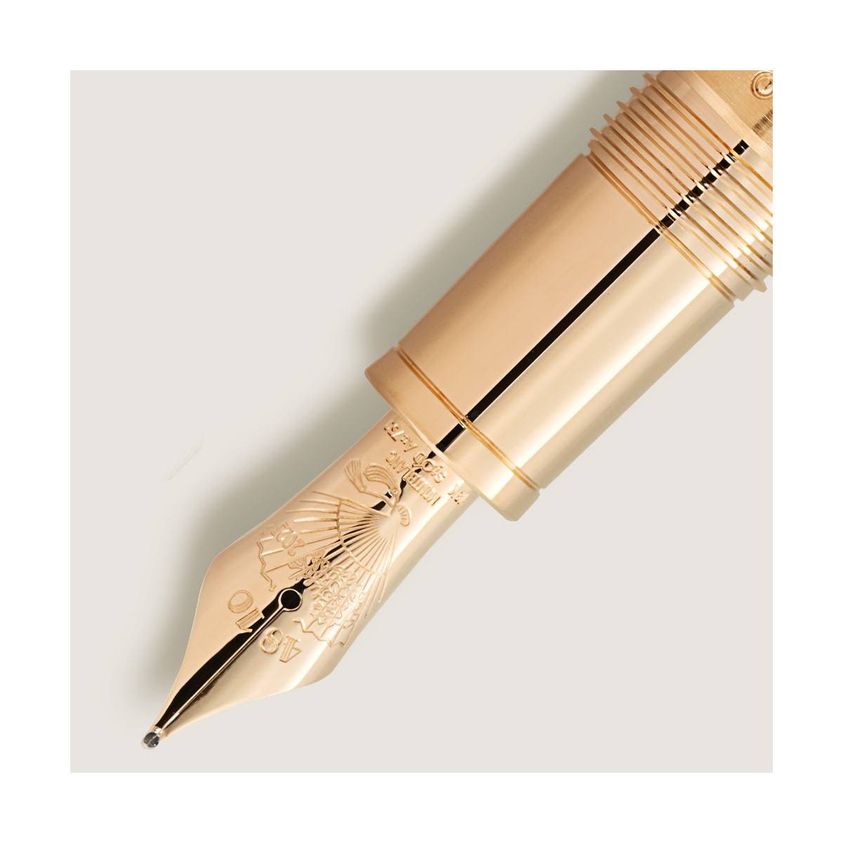 Pluma Montblanc Renoir punto F Marrón-2