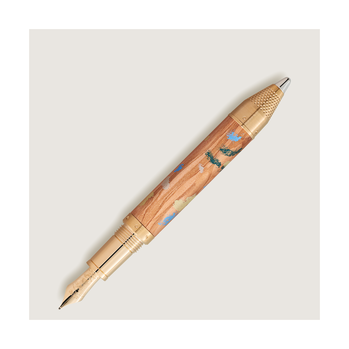 Pluma Montblanc Renoir punto F Marrón-3