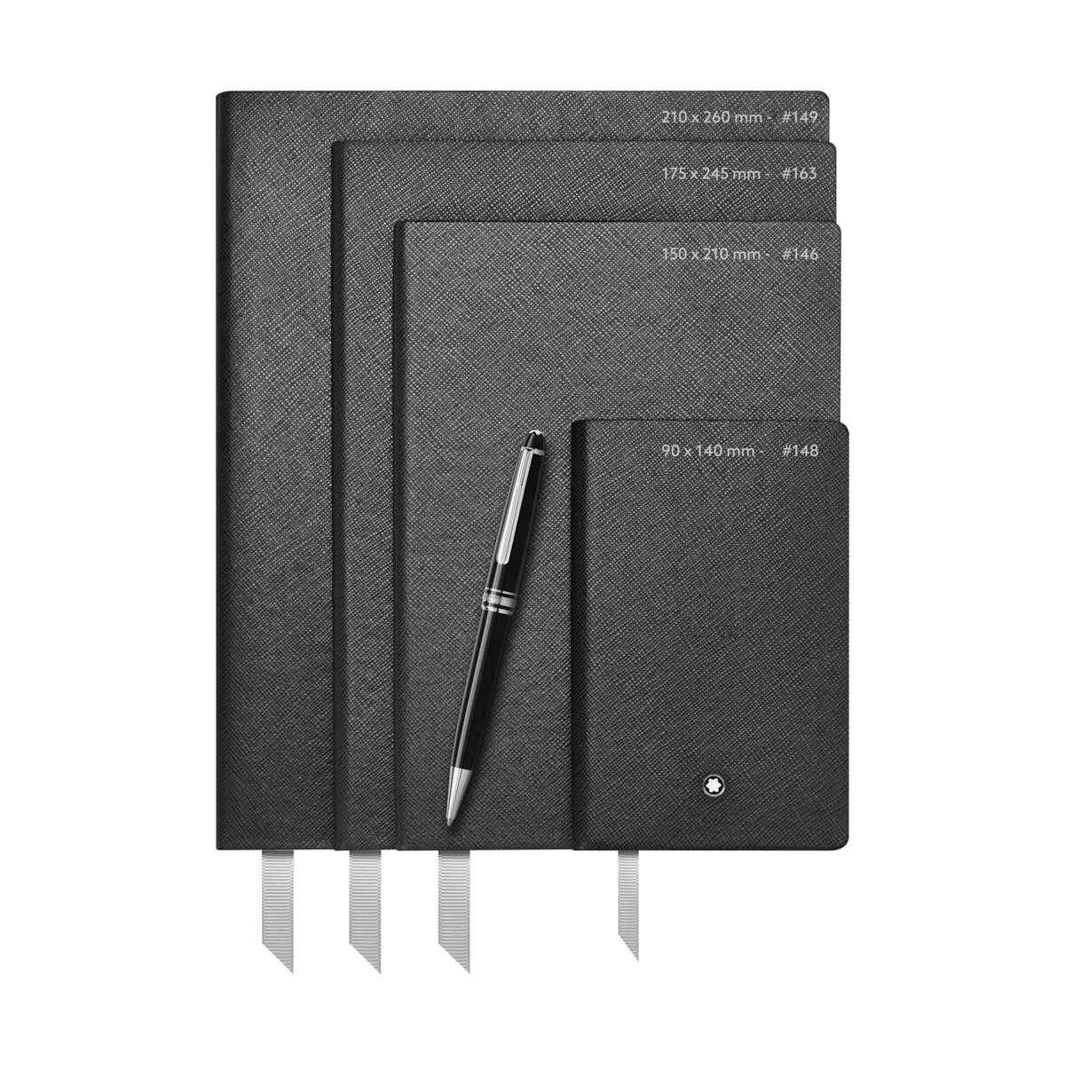 Imagen 4 de Recambio Montblanc para cuaderno con funda Negro
