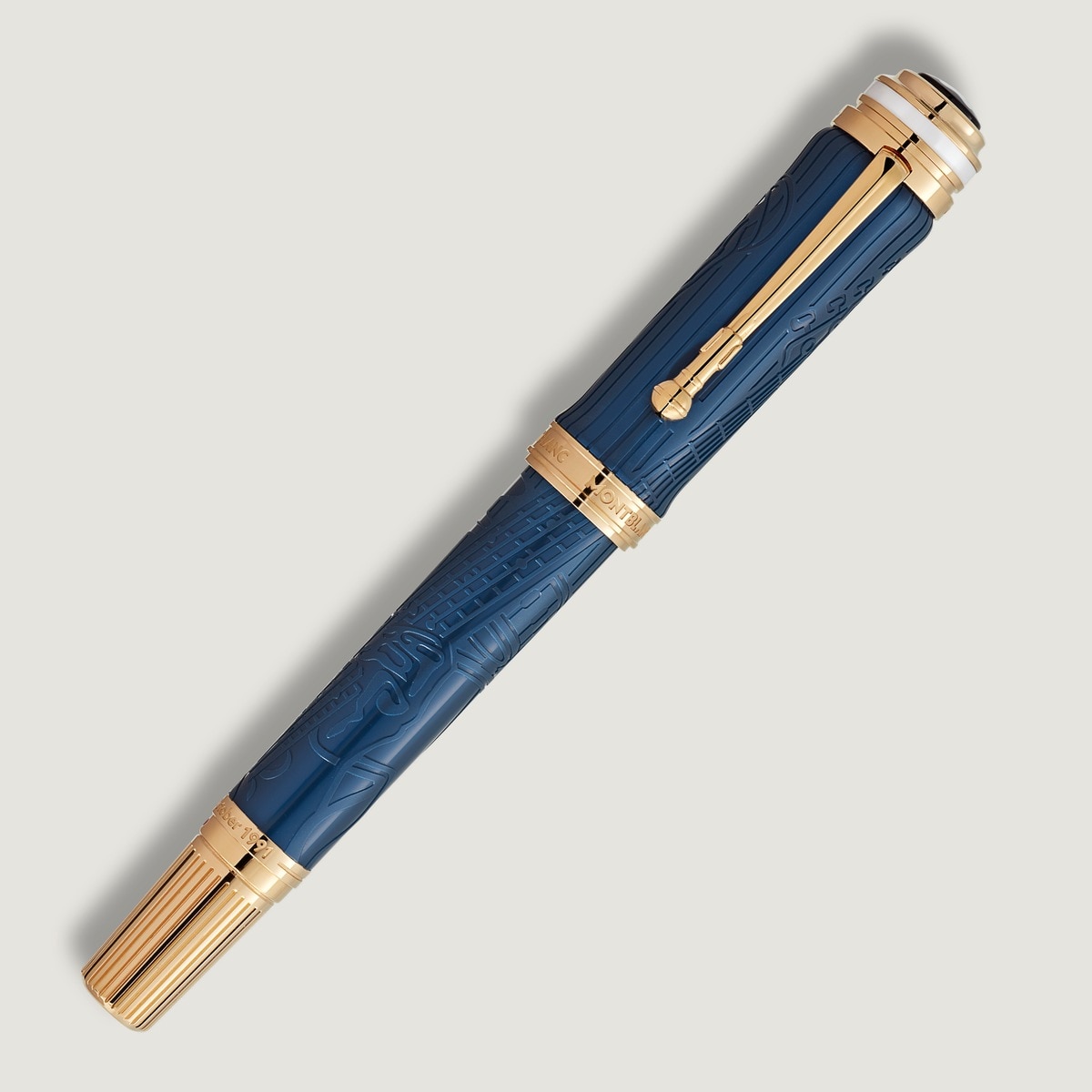 Rollerball Montblanc Resina Ed. Queen Azul-2