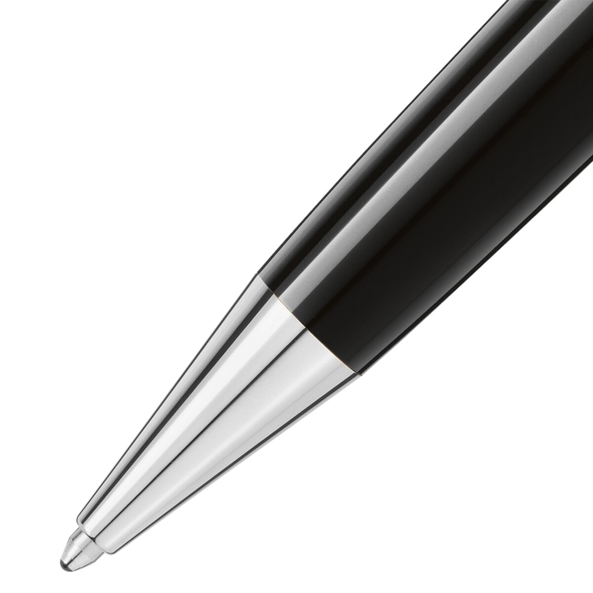 Bolígrafo Montblanc de resina color negro Negro-2
