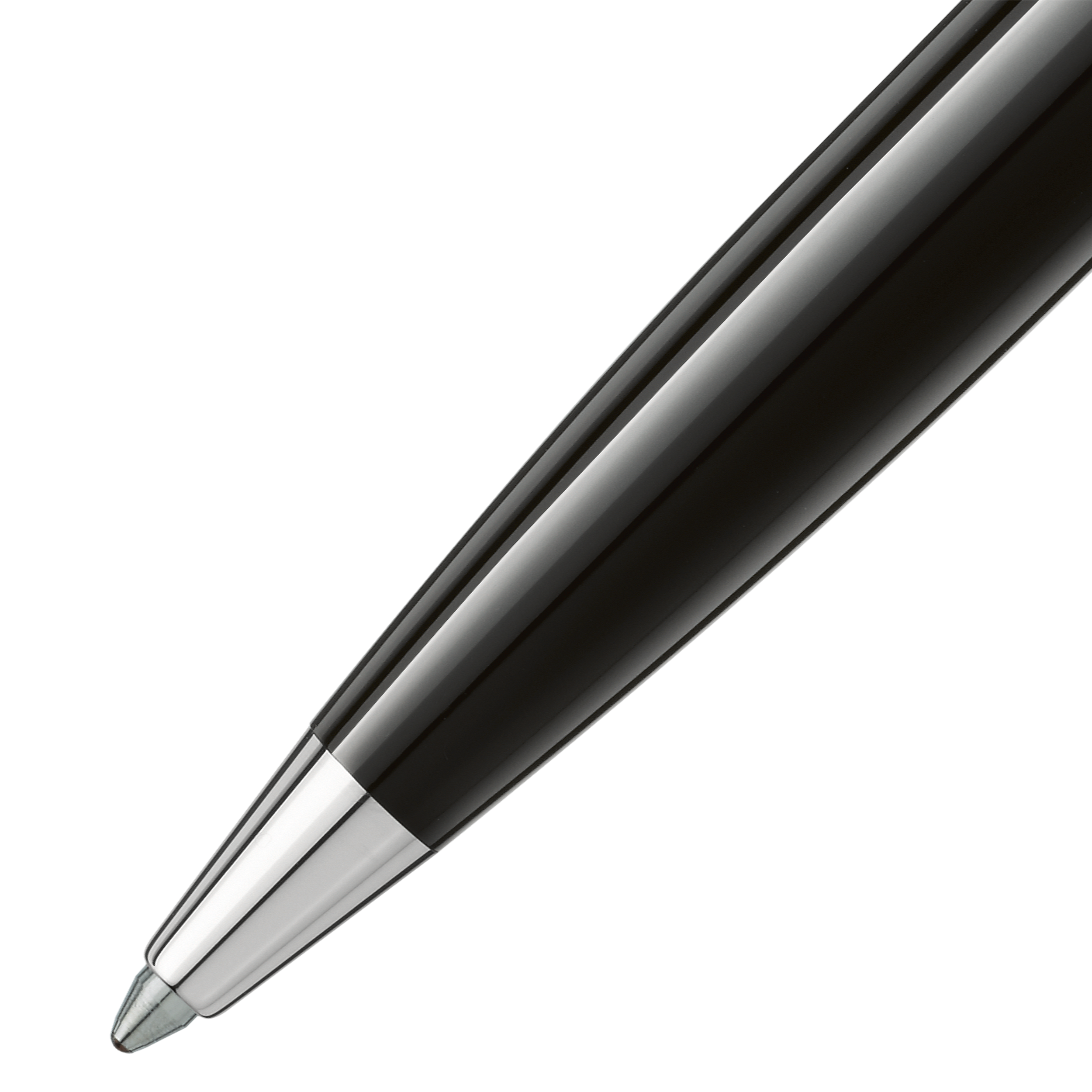 Bolígrafo Montblanc Pix de resina color negro Negro-2