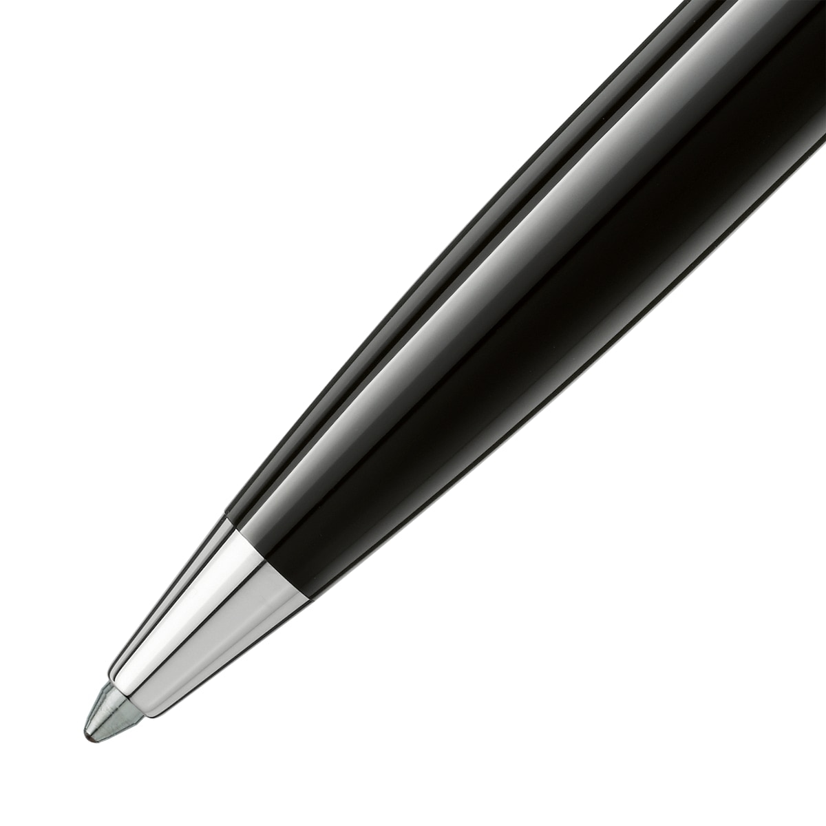 Bolígrafo Montblanc Pix de resina color negro Negro-3