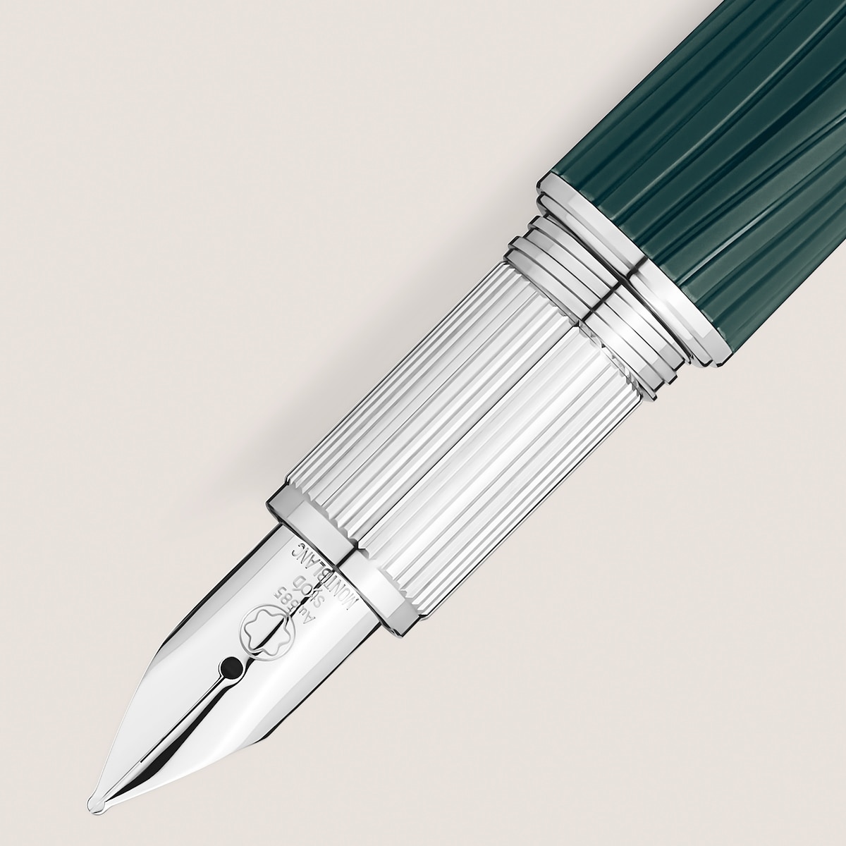 Pluma Estilográfica Montblanc (F) Verde-2