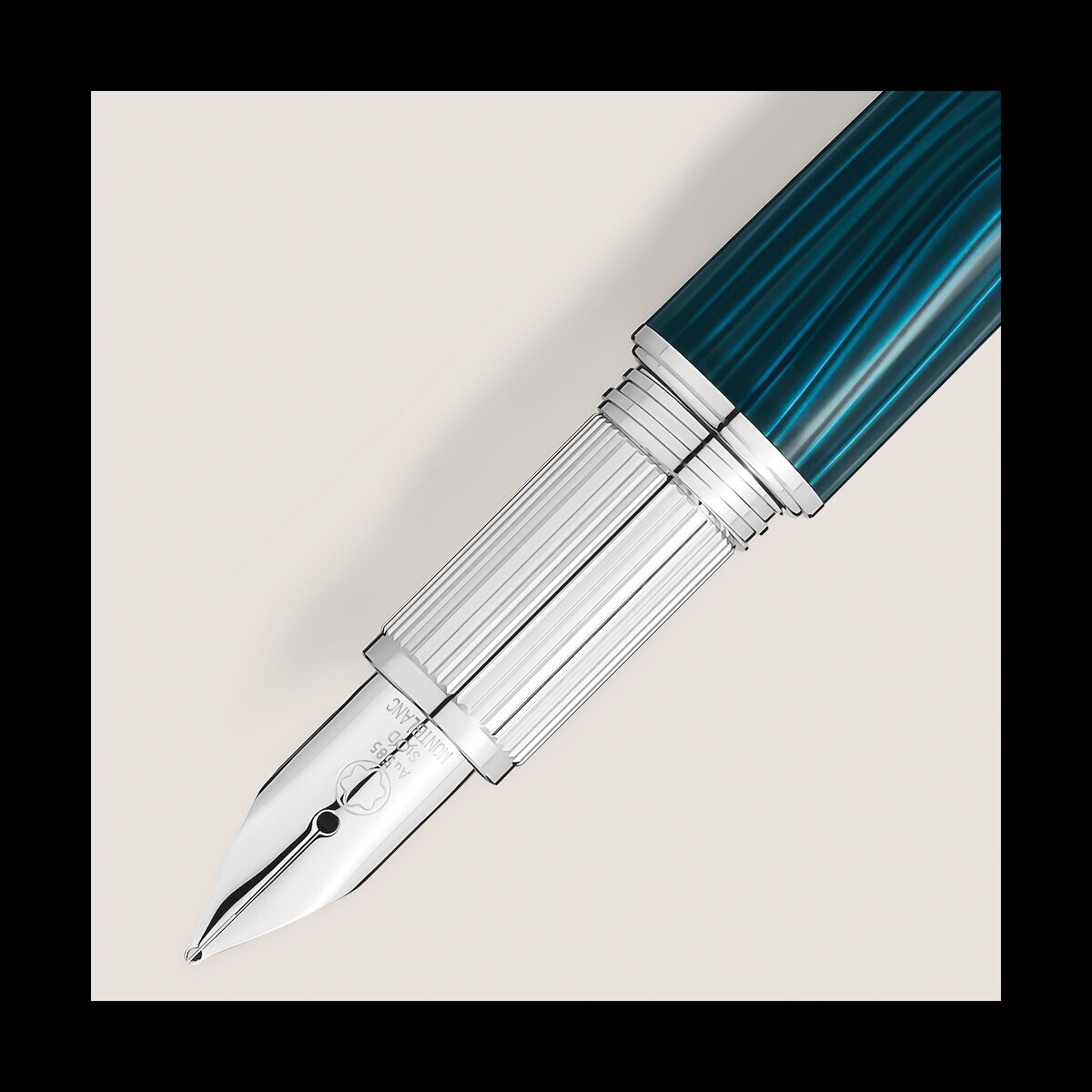 Pluma Montblanc color verde (F) Verde-3