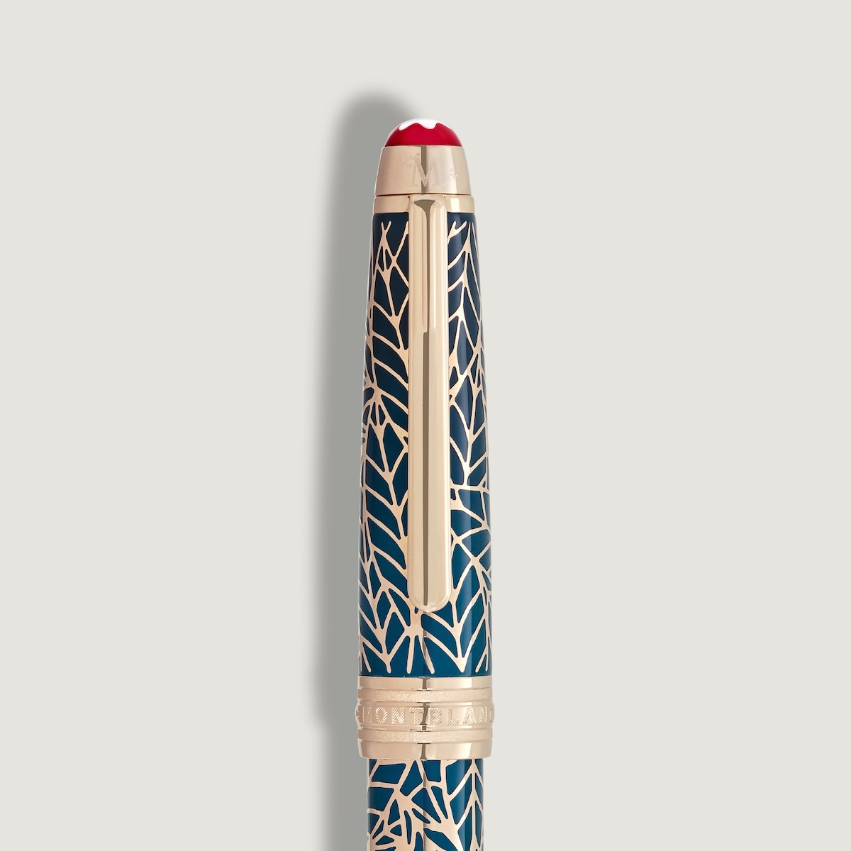 Bolígrafo Montblanc Metal/laca Verde azulado Verde-3