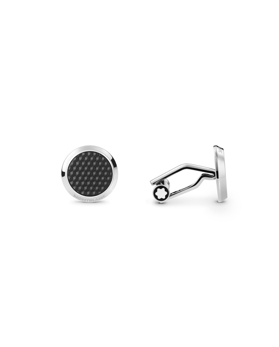 Gemelos montblanc acero - Negro Negro-2