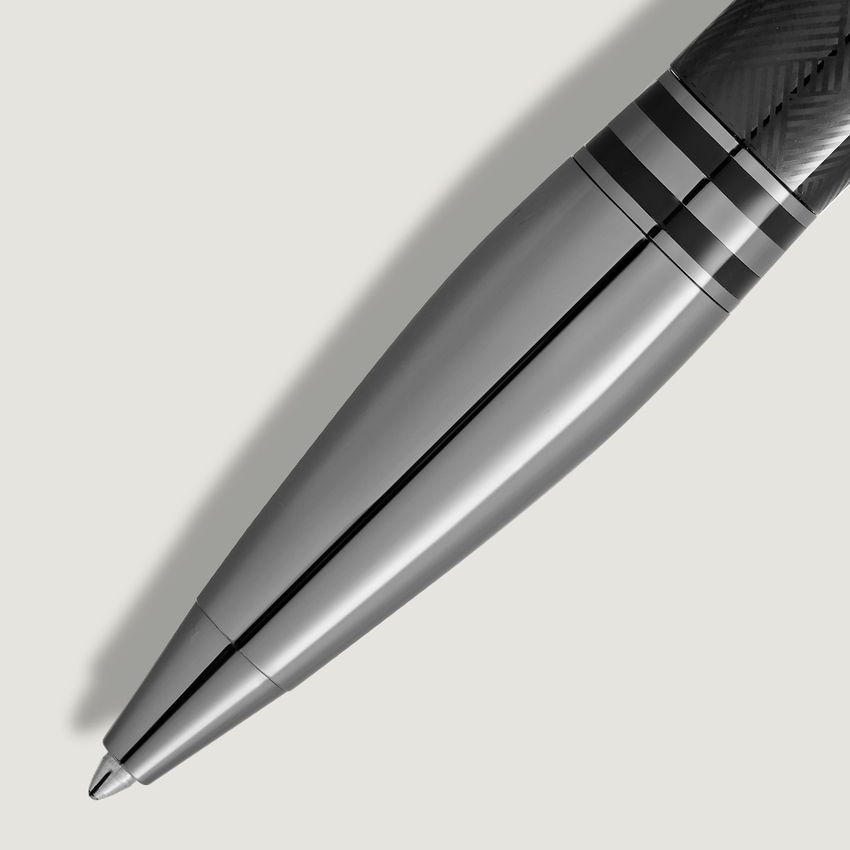 Imagen 2 de Bolígrafo Montblanc acero negro Negro