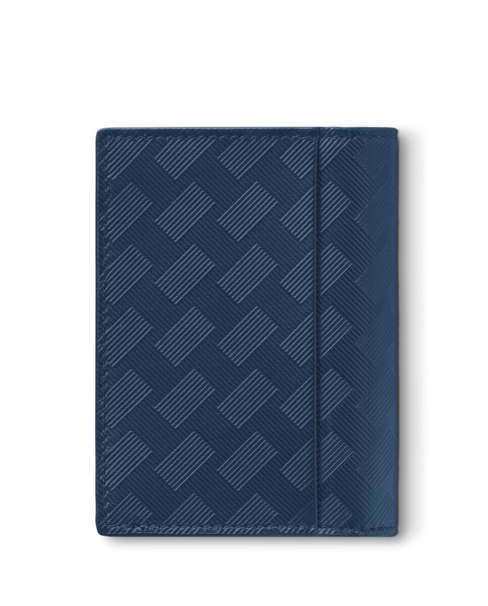 Imagen 4 de Tarjetero unisex de piel color azul - Montblanc - Azul oscuro Azul oscuro